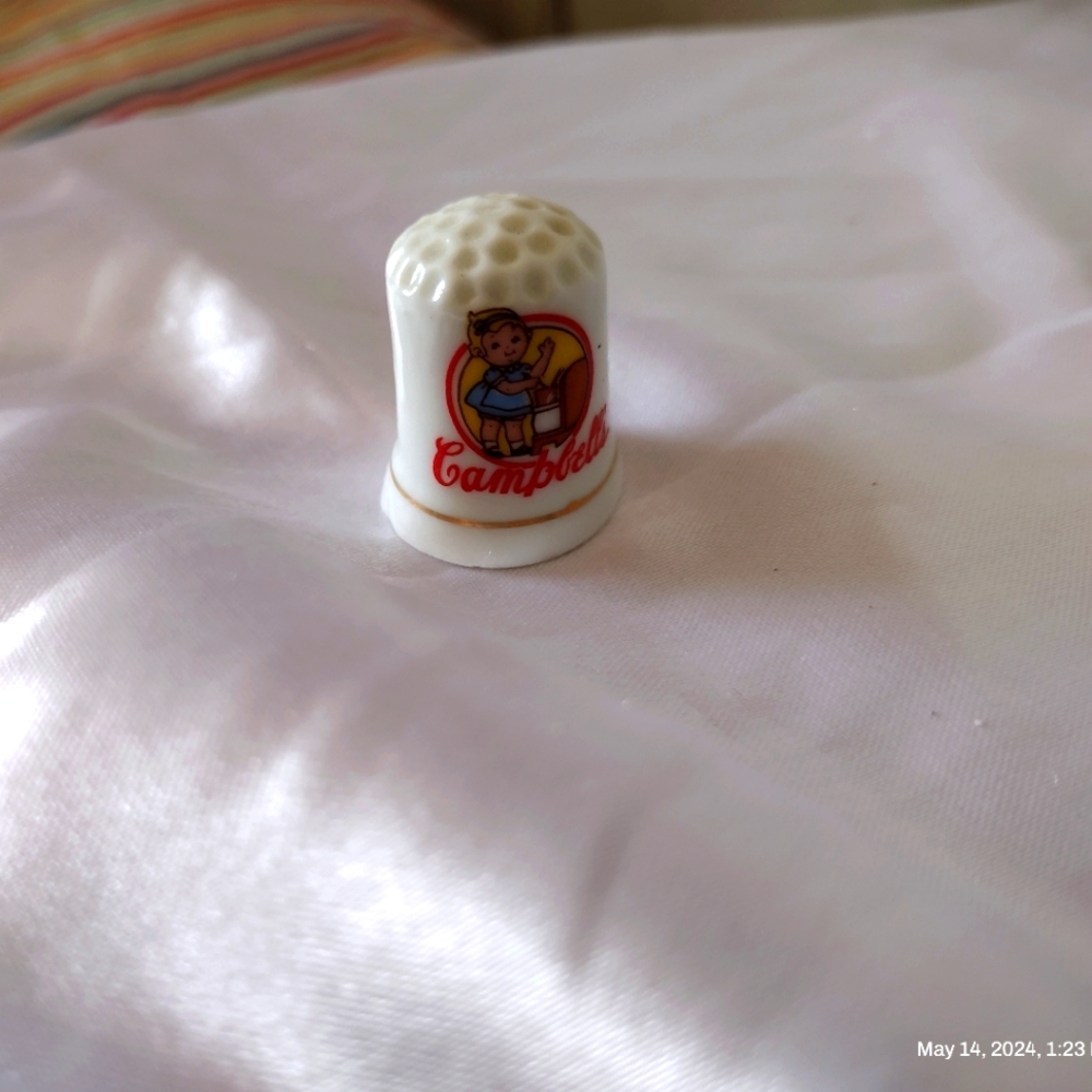 Vintage Campbell's Soup Thimble